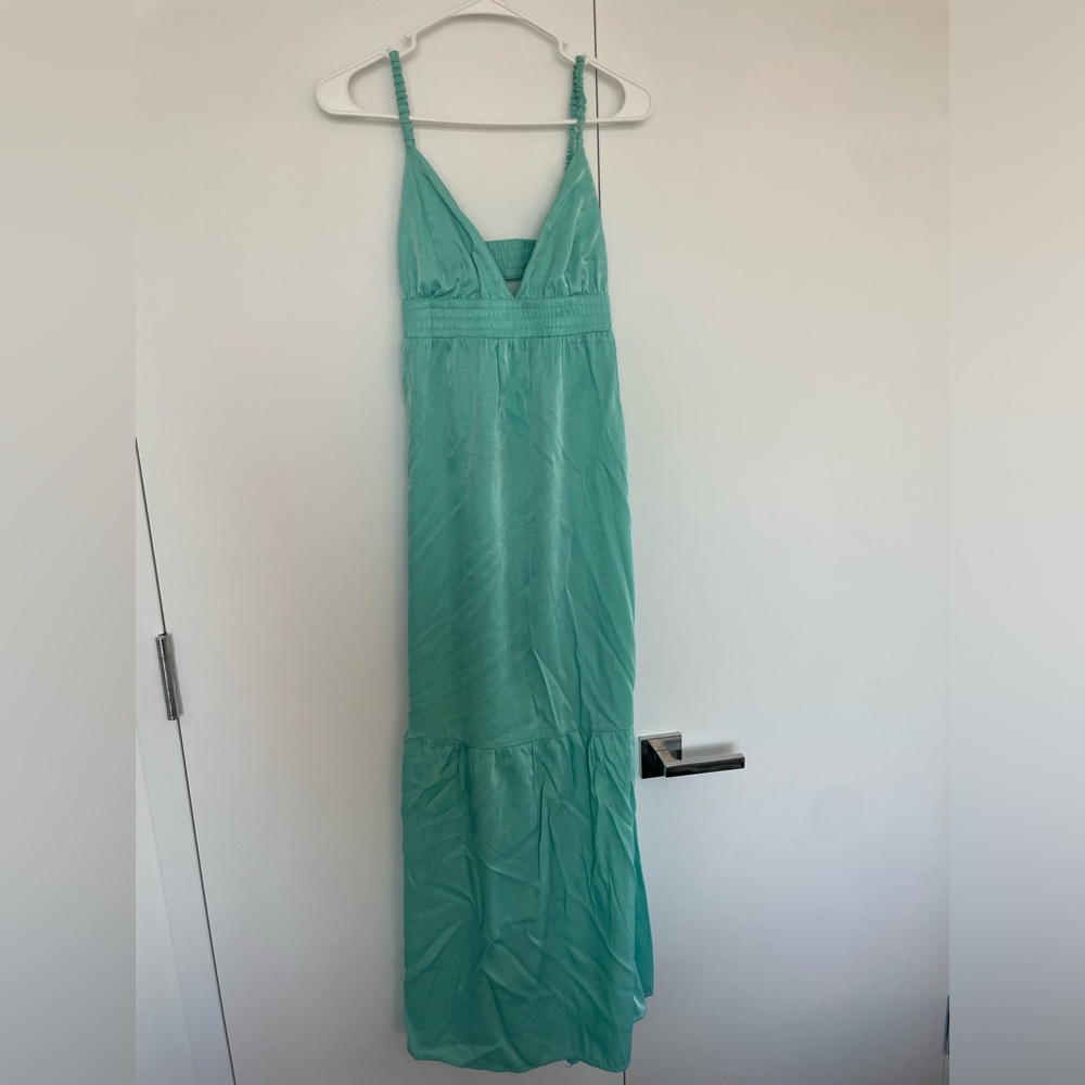 Forever 21 Aqua Maxi Dress